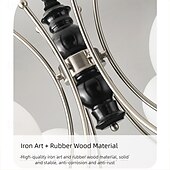 رخيصةأون تصميم سبوتنيك-40 cm سبوتنيك ديزاين نجفات معدن متعدد الطبقات مطلي معاصر الحديث 110-240 فولت