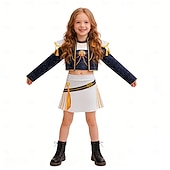 preiswerte Kostüme für Mädchen-Kpop-inspiriert Von koreanischen Idolen inspiriert Popstar Kostüm Ausgefallene Kostüme Karnevalskostüm Virtuelles Idol for Mädchen Kinder Halloween Karneval Leistung Comic-Konzert Anime Expo