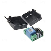 olcso Okoskapcsoló-dc12v 1 csatornás RF vezeték nélküli távirányító kapcsolók tanulási kóddal, pillanatnyi kapcsolóval, reteszelve, 433mhz-es frekvenciát változtathat