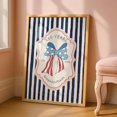 Impresión de 250 años de libertad arte de pared del 250 aniversario de EE.UU. cartel patriótico del Día de la Independencia imprimible retro de decoración americana de cinta