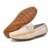 economico Mocassini casual-mocassini da uomo in similpelle viola: comode scarpe casual slip-on da indossare tutti i giorni e per eventi rilassati