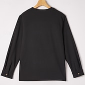 economico Camicie casual eleganti da uomo-Per uomo Camicia Camicia a nido d'ape Camicia elegante Camicia casual Camicia da Ballo Nero Bianco Blu marino Viola Manica Lunga Tinta unica Semplice Asimmetrico Scollo a V Casuale Matrimonio