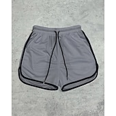 olcso Futóshortok-Férfi Kratke hlače za trčanje Sportos rövidnadrág Rövidnadrág benti edzéshez Zsinór Zseb Elasztikus derékpánt Alsók Hétköznapi Szabadtéri Vakáció Nyár Gyors szárítás Könnyű Mekano Edzőterem edzés