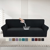 お買い得  ソファカバー-防水ストレッチソファカバー 厚手 フルラップ 傷防止 ソファプロテクター スリップカバー 4シーズン 滑り止めソファスロー