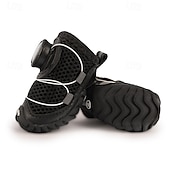cheap Boots &amp; Paw Protectors-2PCS Adjustable Knob Dog Shoes - Water-Resistant &amp; Air Mesh Summer Boots, Non-Slip Soles for Hardwood Floors, Breathable Paw Protectors Small Medium Breeds