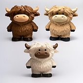 economico Dispenser sapone-dispenser di sapone a forma di mucca delle Highlands, adorabile bottiglia di sapone per le mani a forma di mucca delle Highlands &amp;Gel doccia, bottiglia con pompa ricaricabile a forma di mucca, stampa