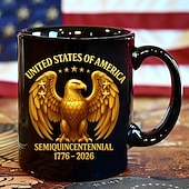 economico Tazze e tazzine-Tazza per il 250° anniversario degli Stati Uniti, regalo patriottico, tazza da caffè in ceramica per il cinquantenario, 17762026, America, 250° anniversario dell'indipendenza, regalo per uomini e