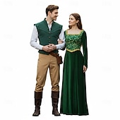  pary shrek księżniczka książę cosplay kostium stroje męskie damskie film cosplay impreza cosplay halloween karnawał maskarada