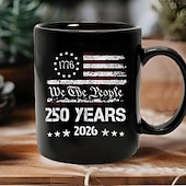 economico Tazze e tazzine-Tazza patriottica per il 250° anniversario degli Stati Uniti, tazza da caffè in ceramica per il cinquantenario, America 250 1776-2026, regalo per il giorno dell'indipendenza del 4 luglio per uomini e
