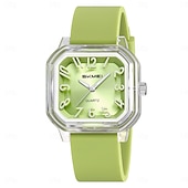 Недорогие Кварцевые часы-Подарок на День Матери SKMEI Мужские кварцевые часы Креативные минималистские модные повседневные светящиеся водонепроницаемые часы с мировым временем Силиконовые гелевые часы