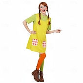  Carnaval 2026 Vestidos Disfraz de lujo Chica pelirroja divertida Cosplay Adulto Mujer Víspera de Todos los Santos Carnaval Fiesta Disfrazarse