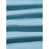 رخيصةأون تي شيرت منسوج بالوافل-رجالي تي شيرت وافل تي شيرت وافل هينلي قميص كم طويل مع قبعة ربط الحذاء حتى الرقبة الخريف خريف &amp; شتاء لون الصلبة محكم التقليدية / المعتقة هودي رباط فضفاض المنزل الأماكن المفتوحة أزرق فاتح أسود أبيض