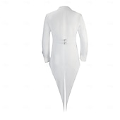  Renaissance Steampunk Coat Jacket Tailcoat Long Sleeves Prince Elf Nobleman Fancy Dress Men's Royal Steampunk Event / Party Masquerade Adults' Coat