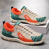 baratos Tênis Casuais-Tênis masculino em mesh e couro sintético – calçado de corrida de alto desempenho para aventuras ao ar livre e atividades físicas.