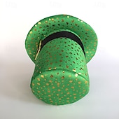 cheap Accessories &amp; Jewelry-St. Patrick 2026 Leprechaun Irish Carnival Hat Top Hat Novelty Funny Adults' Unisex Saint Patrick's Day Casual Party Easy Carnival Costume Dress Up