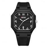 Недорогие Кварцевые часы-Мужчины Кварцевые Крупный циферблат Мода Наручные часы Светящийся Дайвинг Календарь Силикагель Часы