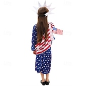  antrekk cosplay barn unisex halloween karneval uavhengighetsdagen / fjerde juli fest forestilling maskerade utkledning