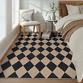 cheap Rugs &amp; Mats &amp; Carpets-Outdoor Patio Rug, Washable Easy Jute Rugs for Entryway Indoor Outdoor Living Room Carpet, Farmhouse Non Slip Door Mat for Backyard Bedroom, Diamond