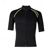 levne Nepomoci a potápěčské obleky-Pánské Střední 1,5mm neoprenový vrchní díl neoprenového obleku Termo overal na celé tělo Vrchní díl potápěčského obleku Blokování barev Termální Zahuštěný UV ochrana Krátký rukáv Plavky Vrchní část