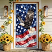 cheap Wall Tapestries-4th of July 2026 250th Memorial Day Posters Door Cover Outdoor Banners American Flag Cute Colorful 3D Party Dorm Teens Room College Dorm Guys Man Cave Frat Bedroom Shooting Backgrounds Home Decor