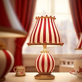 economico lampada da comodino-Lampada da tavolo / Lampada da terra Decorativo Artistico / Stile Nordico Per Camera da letto / Interno Metallo Presa EU / Presa US / Presa Uk Multicolore