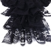 abordables Accesorios y más-Vintage Rococó Victoriano Cuello Gorguera Princesas Dama Disfraz Mujer Carnaval Víspera de Todos los Santos Feria del Renacimiento Adultos Más Accesorios