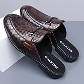 Недорогие Мужские клоги и мюли-Мужские красные лоферы из искусственной кожи, с текстурой под крокодиловую кожу, без шнурков, элегантная свадебная обувь, для торжественных случаев.