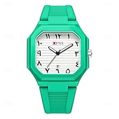 Недорогие Кварцевые часы-Мужчины Кварцевые Крупный циферблат Мода Наручные часы Светящийся Дайвинг Календарь Силикагель Часы