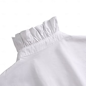 halpa Lisävarusteet ja enemmän-Rokokoo Viktoriaaninen Irrotettava kaulus Prinsessa Lempeä nainen Pitsi Naamiaispuku Naisten Karnevaali Halloween Renessanssin messut Aikuiset Lisää tarvikkeita Kaikki vuodenajat