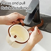 olcso Konyhai tárolás-konyhai mosogató szűrőkosár, függő konyhai mosogató szűrőkosár présürítéssel &amp;öntisztító kialakítás, állítható műanyag sarokmosogatók, ételfogó prés, automatikus ürítő sarokszűrő kosarak