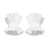 economico Accessori e altro-Retrò Vintage Rococò Vittoriano Collare staccabile Principessa Gentildonna Pieghettato Costume Per donna Carnevale Halloween Fiera Rinascimentale Adulti Altri Accessori