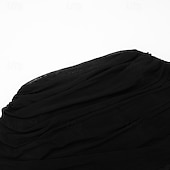 billige Plain t-skjorte-Dame T skjorte Rynket Lapper Grafisk عادي Stilfull Varmt Sexy Ermeløs Ermeløs Cowl-hals Vanlige topper Daglig Ut på byen Helg Svart Hvit Brun Vår Høst Vinter