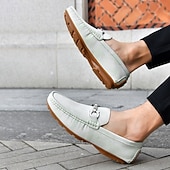 economico Mocassini casual-mocassini da uomo in similpelle viola: comode scarpe casual slip-on da indossare tutti i giorni e per eventi rilassati