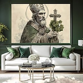 cheap Wall Tapestries-St. Patrick's Day Tapestry Banners Blanket Elf Shamrock Cute Romantic 3D Bedroom Living Room Dorm Teens Room College Dorm Wall Porch Home Decor
