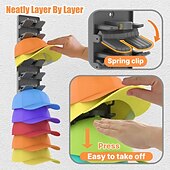 economico Organizzazione spazi-2 confezioni di organizer per cappelli da baseball con clip a molla integrate - supporto per cappelli da armadio con montaggio a parete, contenitore per appendiabiti da porta/armadio (adesivo forte)