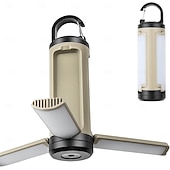 levne Svítilny-Přenosná solární LED kempingová lucerna, vodotěsná, IPX4, dobíjecí, se solárním nabíjením 2000 mAh &amp;LED indikátor napájení svítilna s 6 režimy přenosná svítilna stanová světla pro kempování a