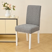 billiga Fåtöljskydd och armlöst stoltäckning-Matstolsöverdrag för hemmet polarfleece tyg stretchöverdrag sitsskydd stolsöverdrag mjukt halkfritt matstolsfodral