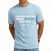  αστείο δώρο για άντρες, πότε πότε έρχεται κάποιος φοβερός και να 'μαι εδώ πλυμένος, ταλαιπωρημένο μπλουζάκι, χιουμοριστικό σαρκαστικό απόφθεγμα, μπλουζάκι, ρούχα, ενδύματα, s m m xl xxl xxl xxxl