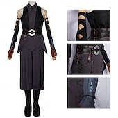baratos Trajes Femininos-Cosplay Costume Movie TV Theme Costumes for Women's Adults Halloween Carnival Masquerade Halloween Performance Comic Con
