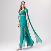  250-årsjubileum i USA Kjoler Fancy kostyme Frihetsgudinnen Original Patriotisk Voksne Dame Uavhengighetsdag 4. juli Fest Parade Kle deg opp