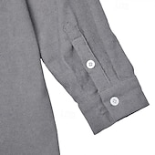 Χαμηλού Κόστους Ανδρικά Πόβερ Μπλουζάκια-Ανδρικά Πουκάμισο Casual πουκάμισο Κοτλέ πουκάμισο Θαλασσί Λευκό Βαθυγάλαζο Σκούρο γκρι Μακρυμάνικο Σκέτο Με Κουκούλα Αιτιώδης συνάφεια Causal Με Κουκούλα Ρούχα Βίντατζ Μοντέρνα Κομψό στυλ street