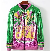 Недорогие Женская коллекция-Марди Гра 2026 Карнавальный костюм Вечеринка Блестящие Веселая Пайетки Взрослые Жен. Карнавал Для вечеринок Одеваемся