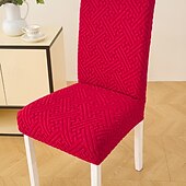 billiga Fåtöljskydd och armlöst stoltäckning-Matstolsöverdrag för hemmet polarfleece tyg stretchöverdrag sitsskydd stolsöverdrag mjukt halkfritt matstolsfodral