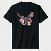  Patriotic T-shirt Graphic Tee USA Retro Vintage Patriotic T-shirt Sleeve 1776-2026 for Unisex Adults' 3D Print  for Independence Day / the Fourth of July 4th of July