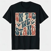  Patriotic T-shirt Graphic Tee USA Retro Vintage Patriotic T-shirt Sleeve 1776-2026 for Unisex Adults' 3D Print  for Independence Day / the Fourth of July 4th of July