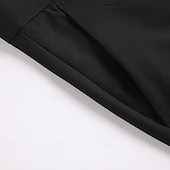 voordelige Jurk Broek-Voor heren Broek Pakken Zomerbroek Vrijetijdsbroek Zak Effen Lichtgewicht Ademend Volledige lengte Dagelijks Buiten liiketoiminta Modieus Streetwear blauw Zwart Rekbaar