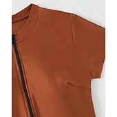 رخيصةأون راش غاردز ون بيس-نسائي معيار حماية ضد التحسس ثوب السباحة لباس السباحة لون سادة إحزم حماية UV مطاط كم قصير ملابس السباحة بودي سوت تزلج على الماء غوص سباحة الصيف