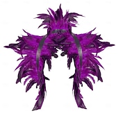 olcso kiegészítők-Carnaval 2026 Rio Carnaval Szamba Kiegészítők női piros tollas szárnyak hátizsák Brazíliai Fesztivál Előadói Jelmez