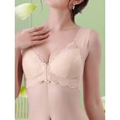 voordelige Tops-Dames Corrigerend ondergoed Modieus Sport Heldere kleur Kant Blote rug Dagelijks Huis Mouwloos V-hals Zwart Blozend Roze Bruin Beige Grijs Zomer Lente Herfst Winter Strak