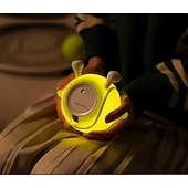 billige Dekorative lys-Tennis nattlampe i silikon med kran, myk LED-nattlampe med berøringskontroll, 2 dimbare nivåer, øyevennlig glød, oppladbar nattlampe til barnerom, søt gave til tenniselskere